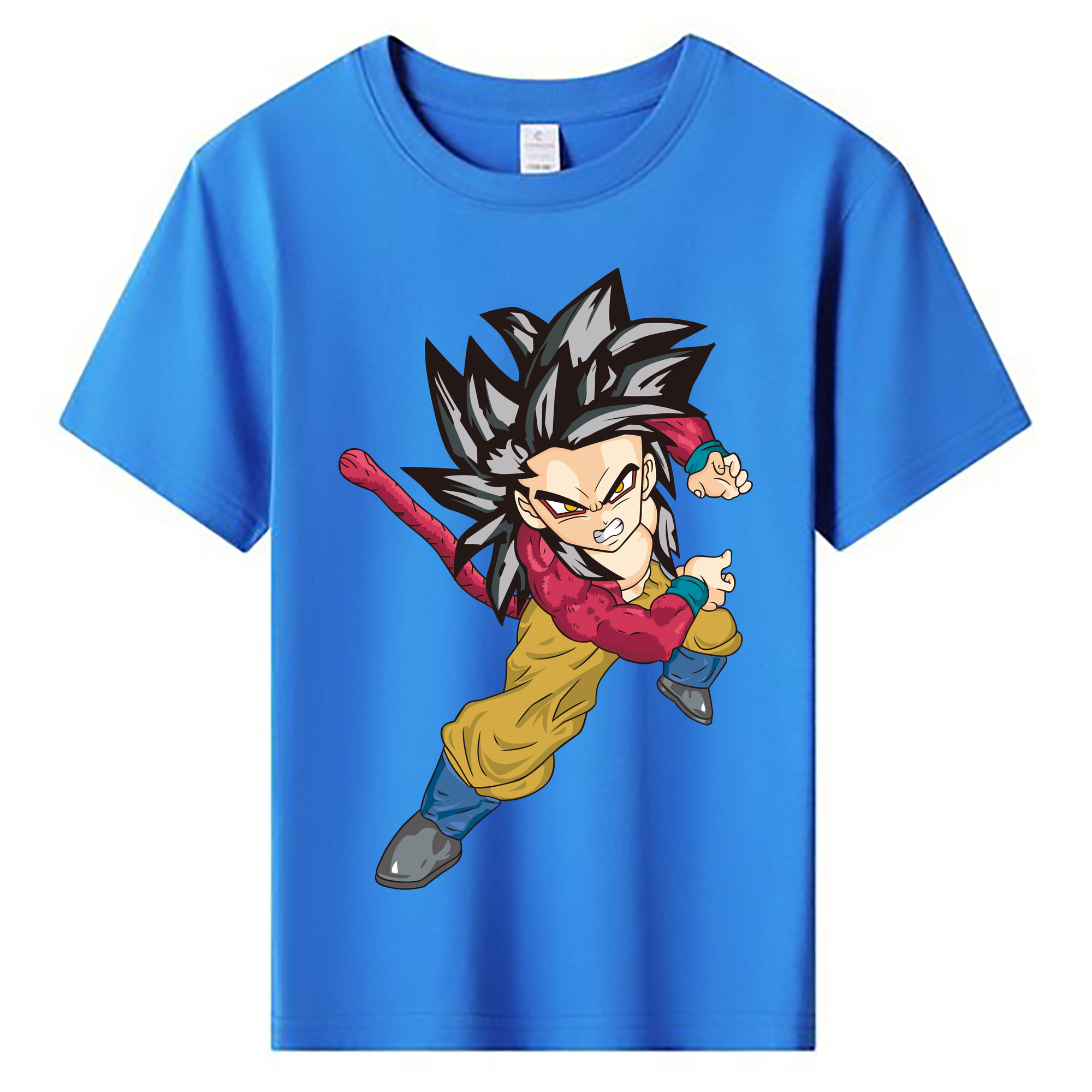 （画像用） ドラゴンボール 孫悟空（そん ごくう）Son Goku カカロット DRAGON BALL Kakarotto 綿100％キッズTシャツ（フロントプリント）